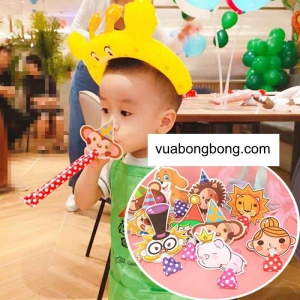 Kèn lưỡi thổi dài giấy mờ hoa văn cao cấp